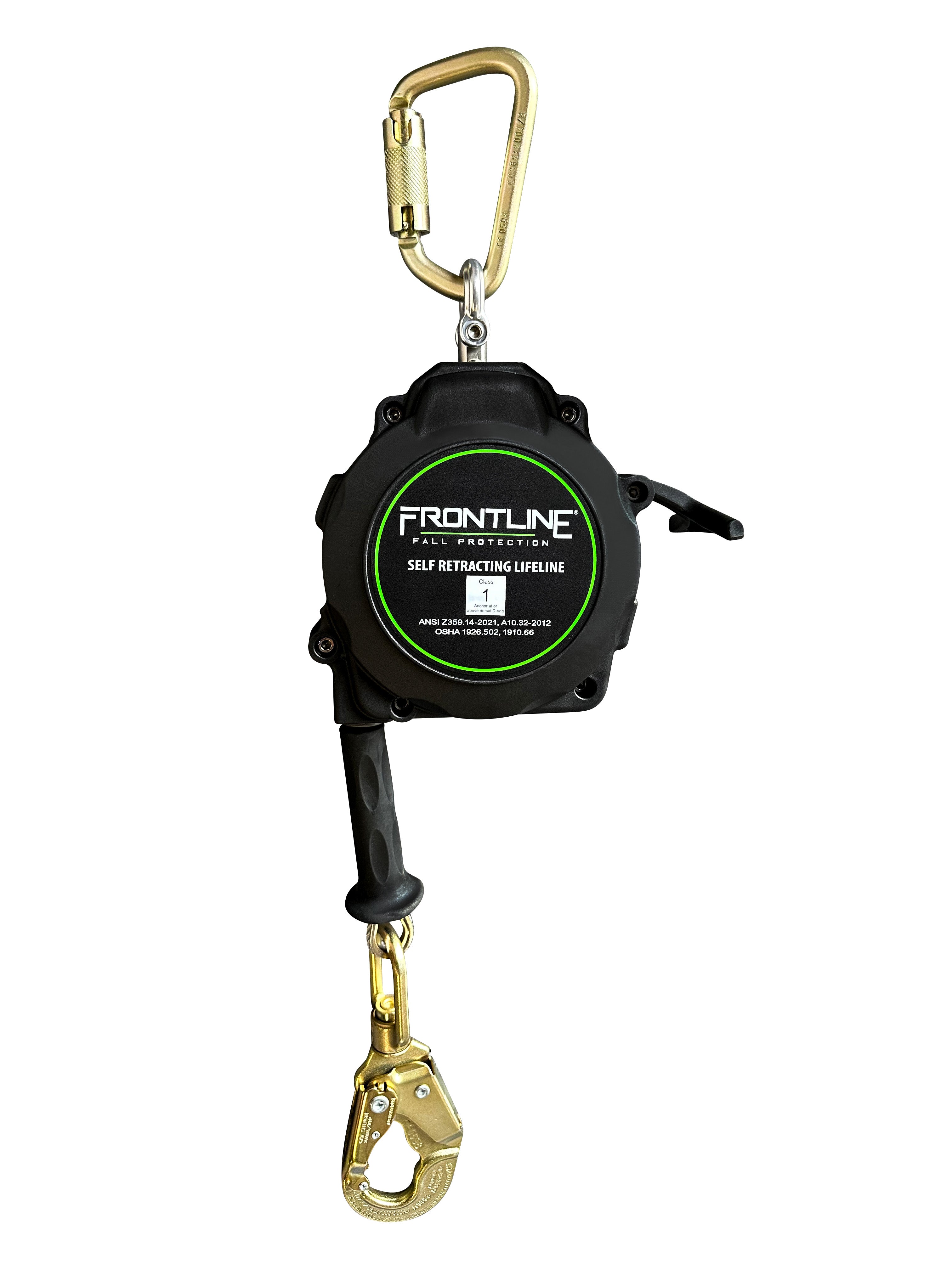Frontline RPGC Cable Single Leg SRL with Steel Snap Hook End with Carry on Handle and Tagline