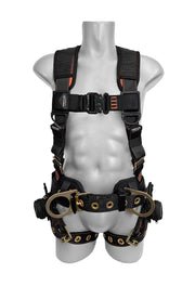 Frontline 100CTB Combat™ Construction Full Body Harness with Tongue Buckle Legs and Trauma Straps