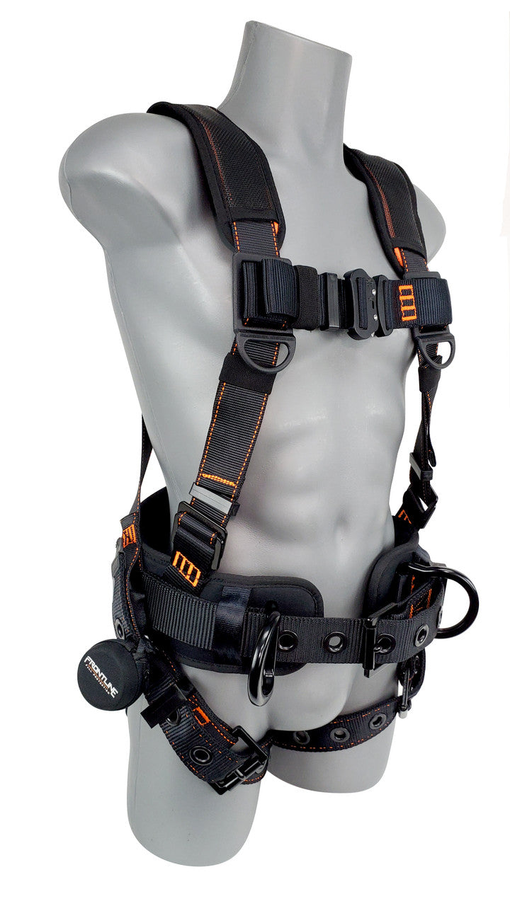 Frontline 110CTB Combat™ Lite Full Body Harness all Aluminum Hardware and Suspension Trauma Straps