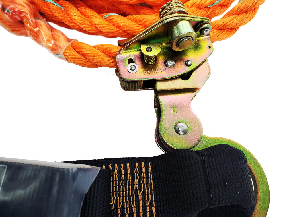 Frontline VLP+RGSS58ES Premium Vertical Lifeline with Shock Pack and Openable Rope Grab