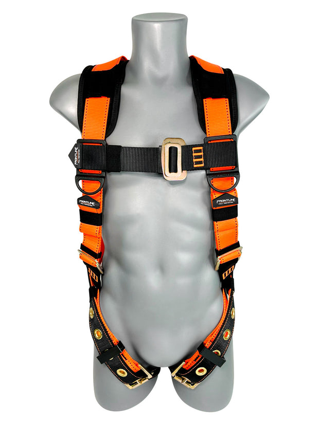 Frontline Fall Protection Rpg50 Frontline 50VTB Combat™ Economy Series Full Body Harness with Tongue B ...