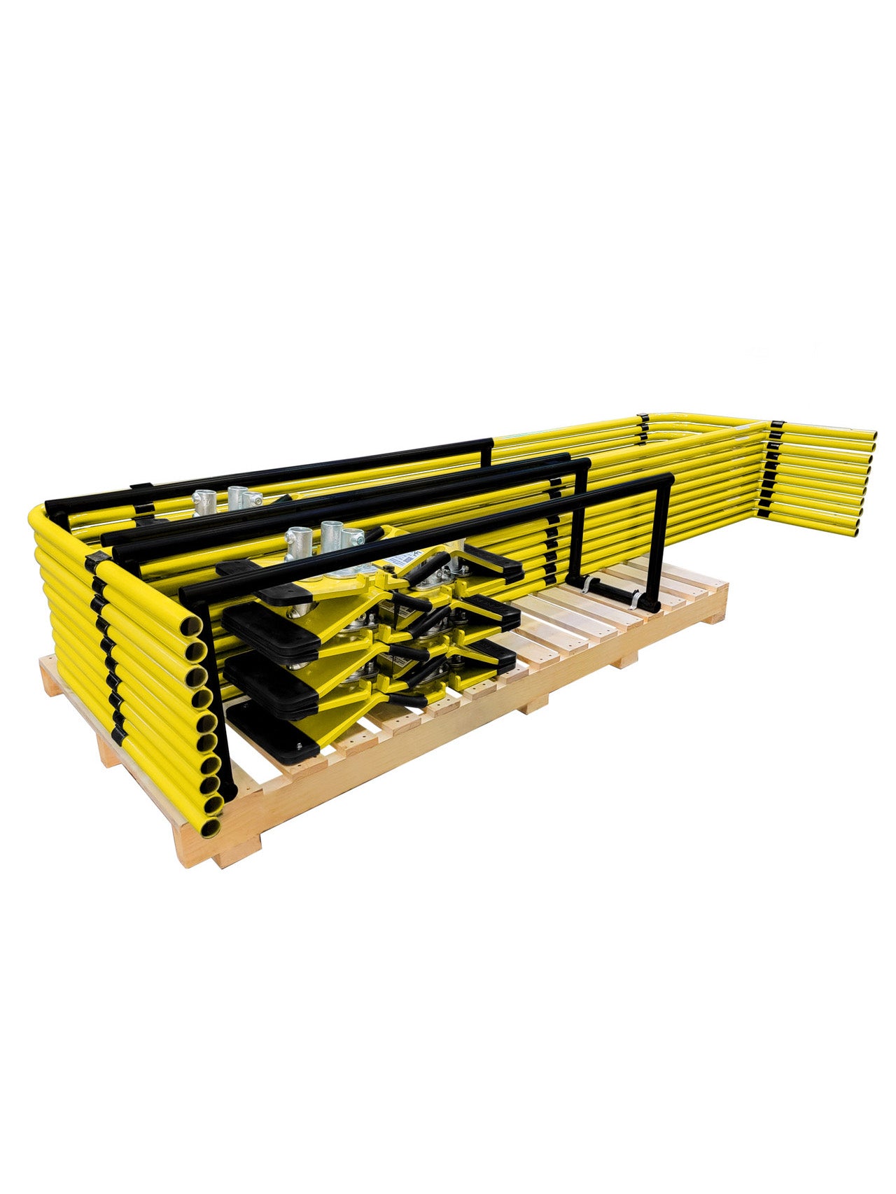 Frontline GUS10 Guardrail System Non-Penetrating Complete 100' Kit - OSHA Compliant