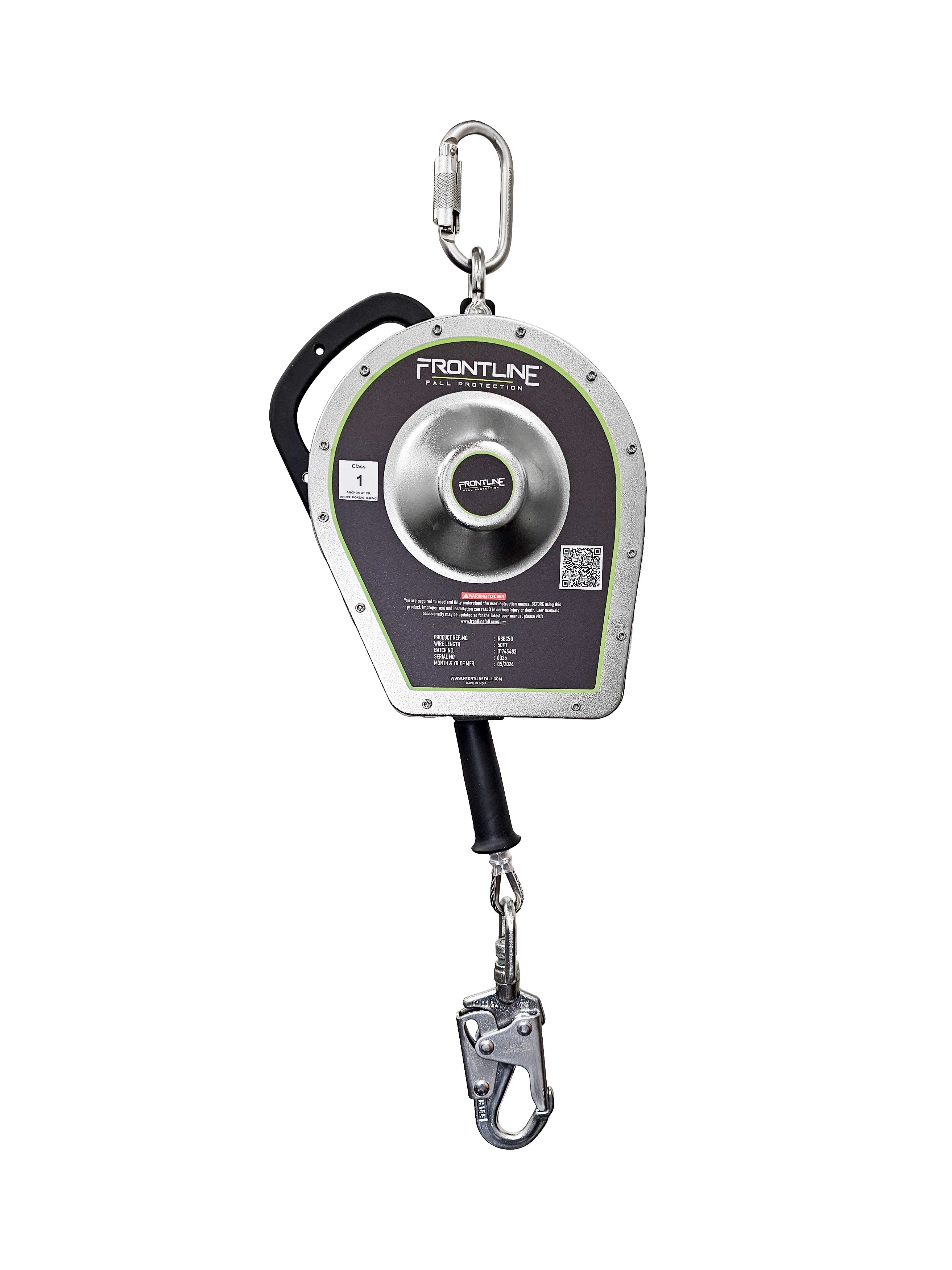 Frontline RSBC Sealed Block Stainless Steel Self Retracting Lifeline