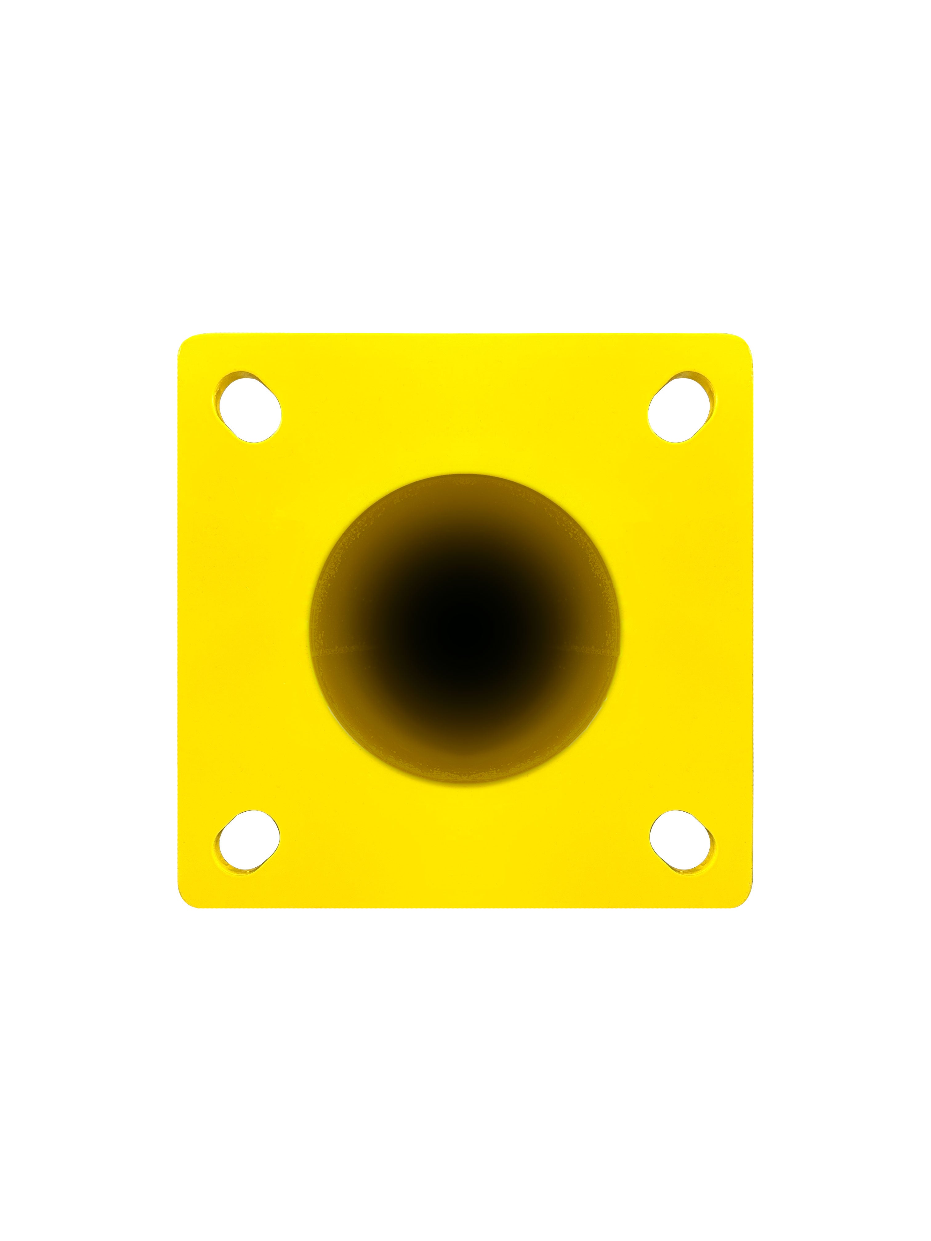 Safety Bollards, Heavy Duty Yellow 4.5" Steel Post