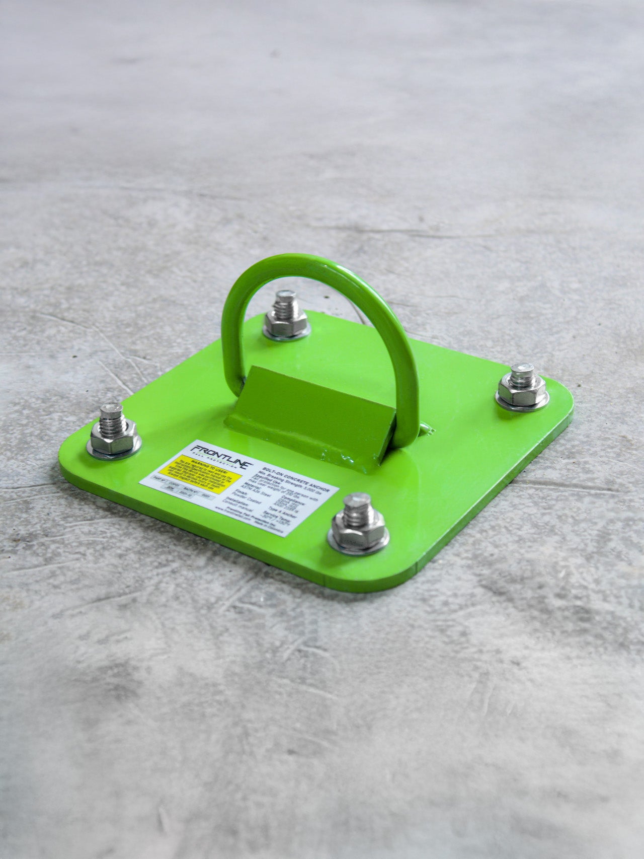 Frontline COP01 Concrete and Steel D-Ring Reusable Anchor Plate