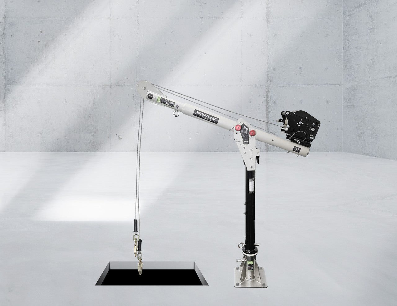 Frontline DAC-FL Confined Space Davit Arm System with Floor Mount