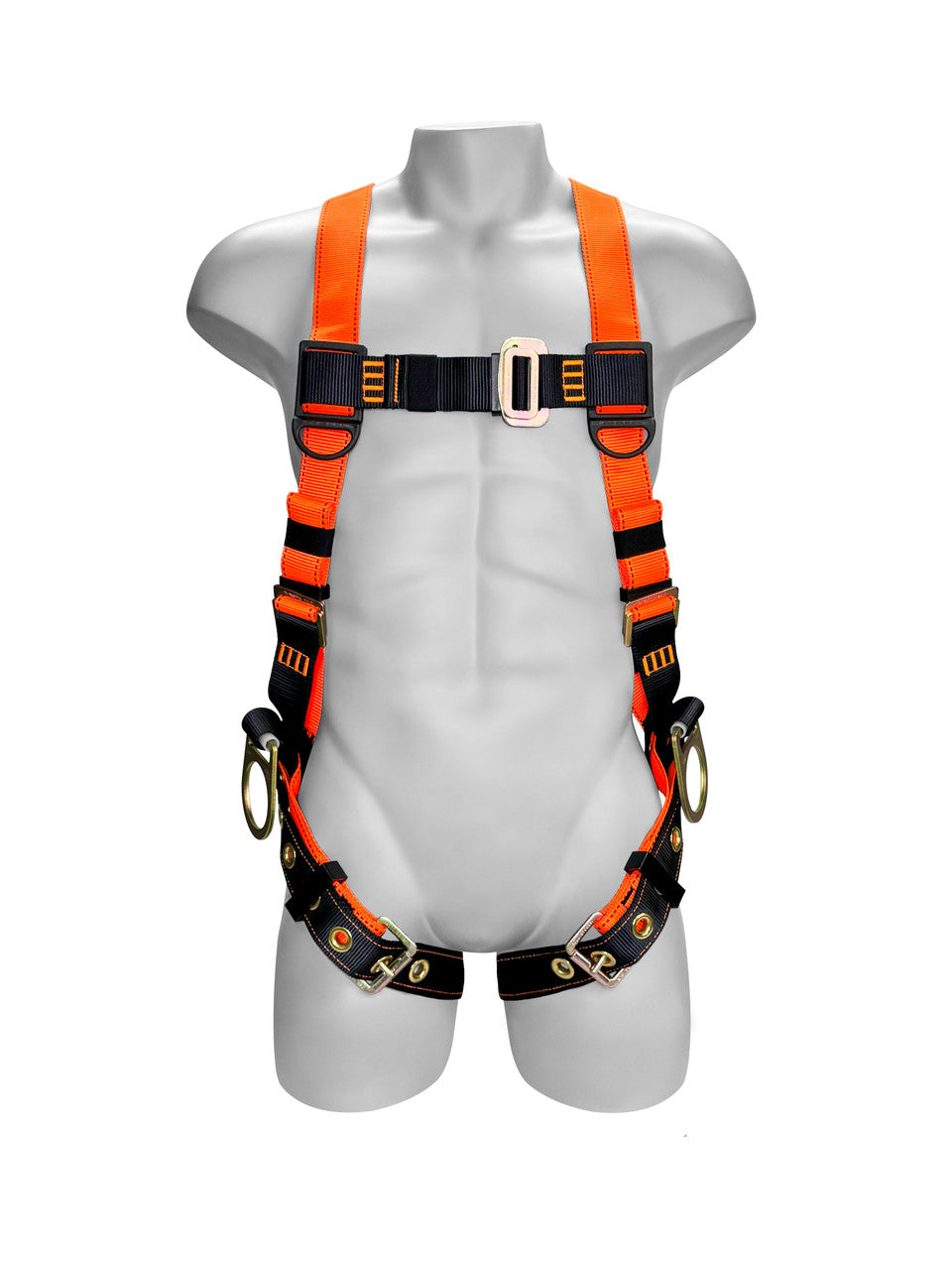 Frontline 100VTB-UN-3D Combat™ Economy Series Full Body Harness with Tongue Buckle Legs (Uni) - 3D Rings