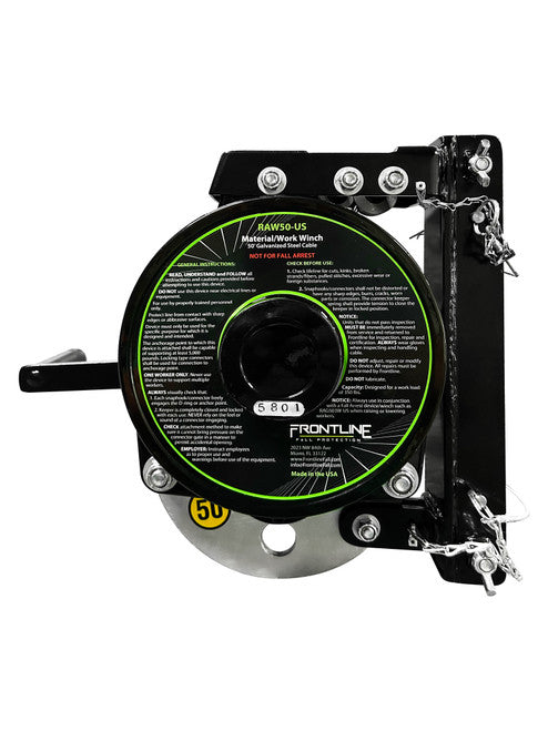 Frontline RAW50-US Patriot™ 50' Material Retrieval Winch - Made in USA