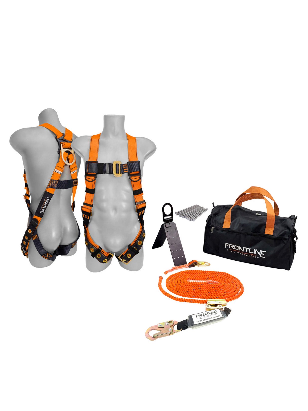 Frontline RK5PTB Combat™ Complete Roofers Kit – Frontline Fall Protection