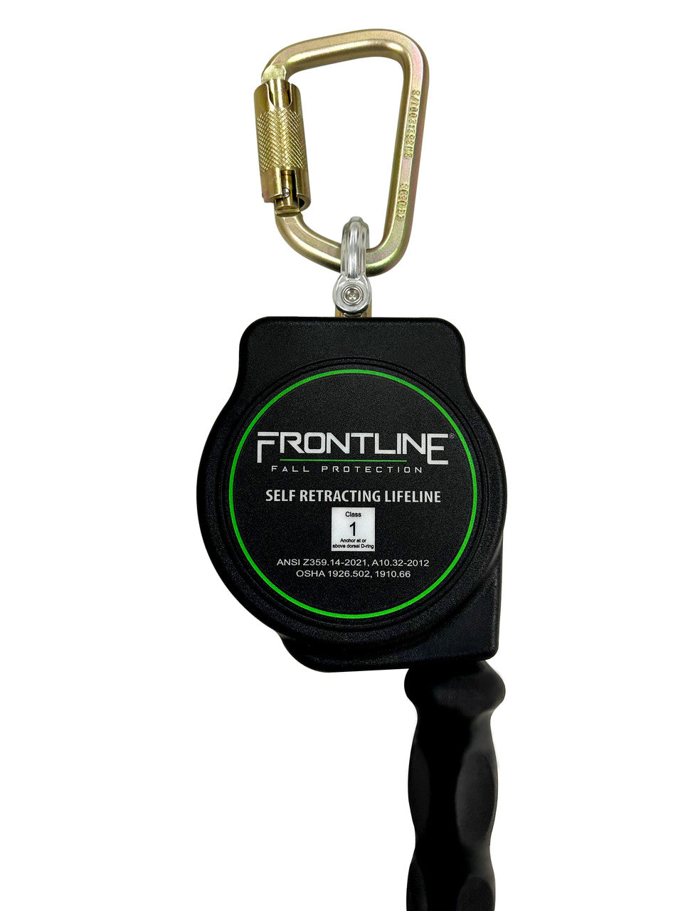 Front Line Systems Frontline RPG10 Cable Single Leg SRL with Steel Snap Hook End (10 ft ...