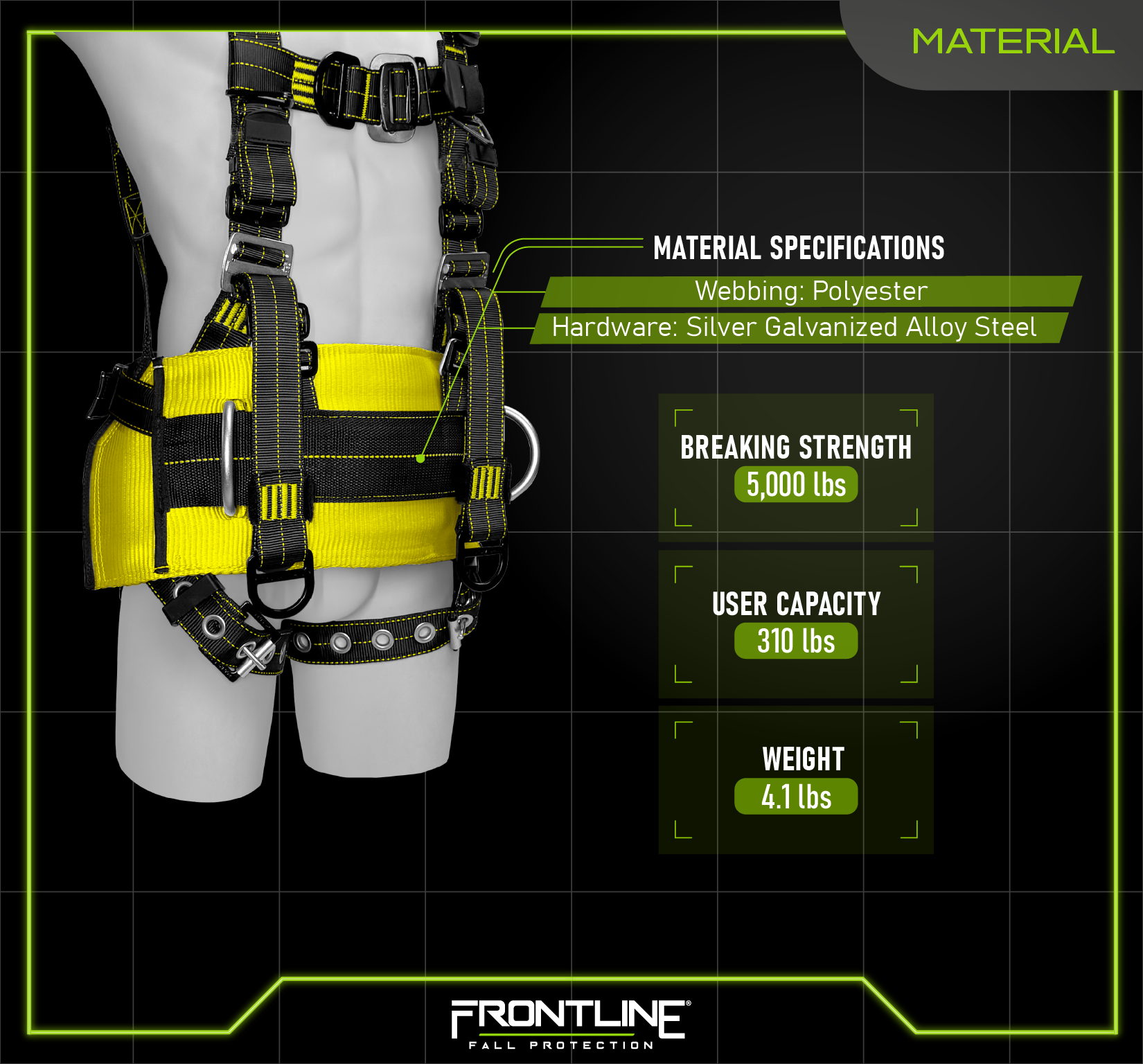 Frontline 150AC-BB Derrick Harness Belly Belt