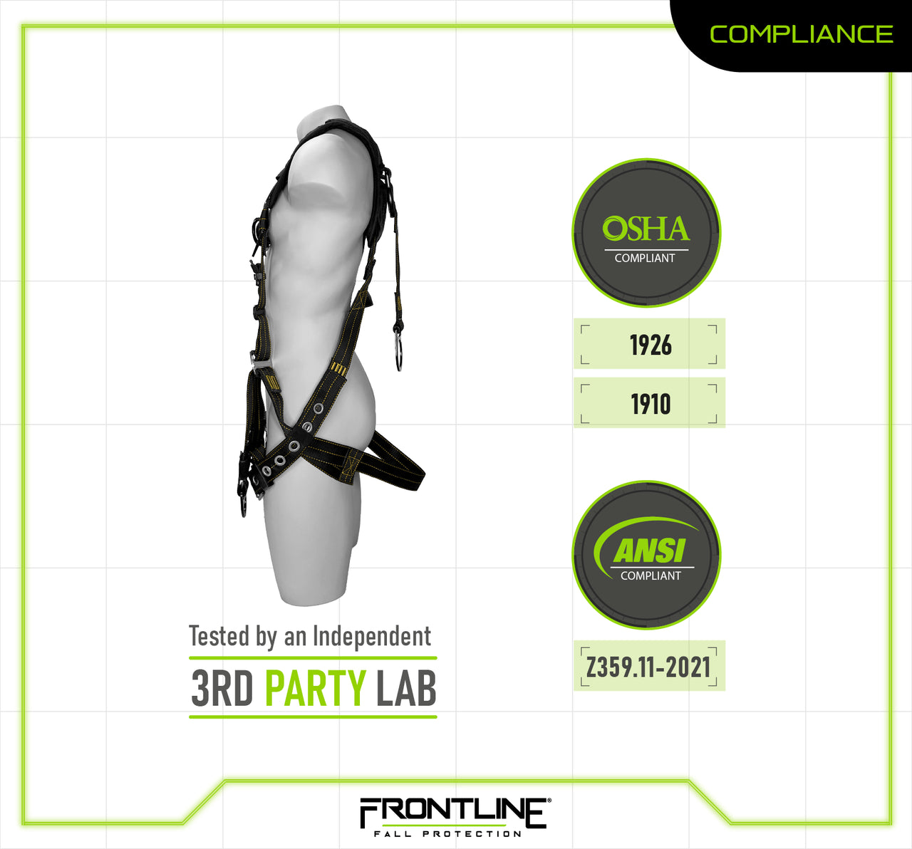 Frontline 150DHVT Derrick Vest Style Harness