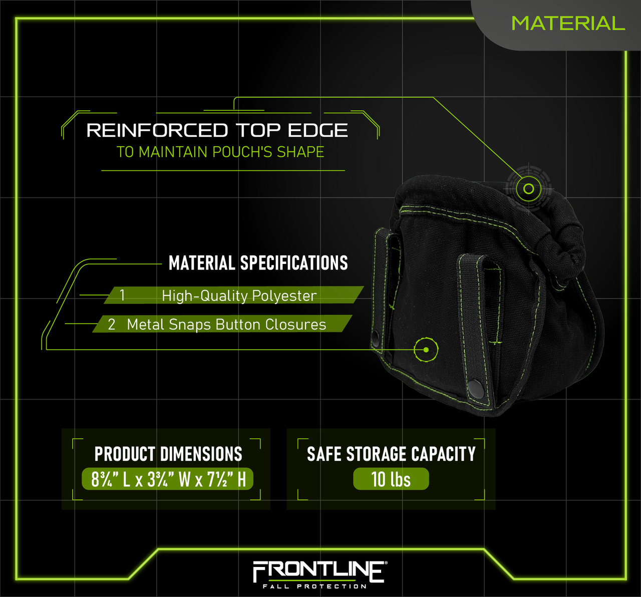 Frontline BP10L ToolGrip™ 10 lbs Tool Pouch (Large)