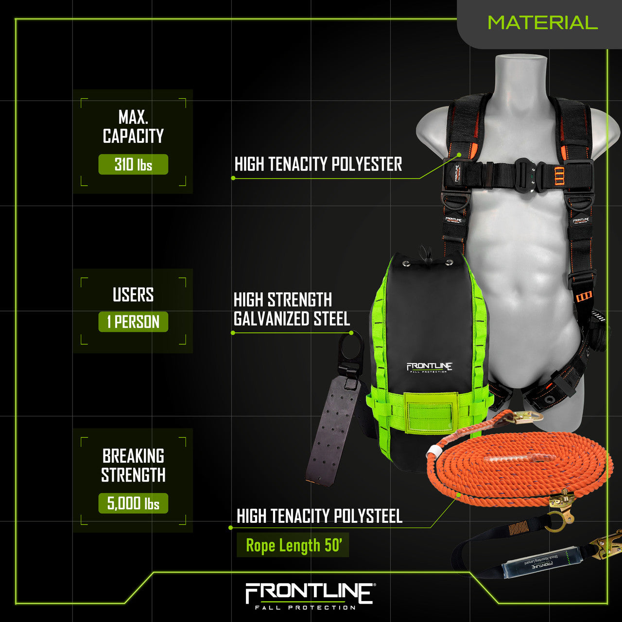 Frontline RK110V50 Combat™ Premium Complete Roofers Kit