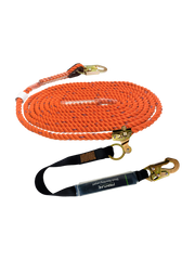 Frontline VLP+RGSS58ES Premium Vertical Lifeline with Shock Pack and Openable Rope Grab