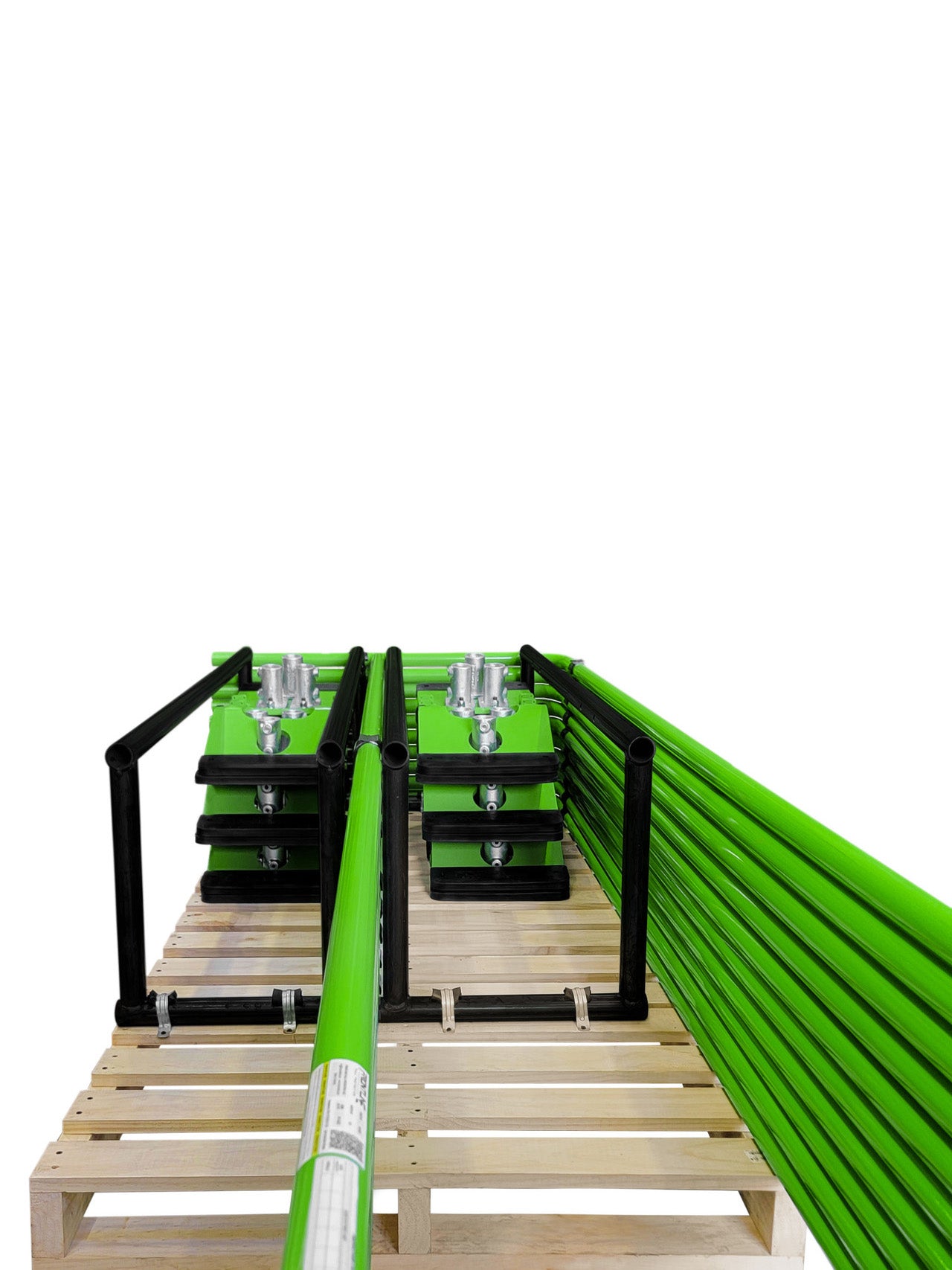 Frontline GUS10 Guardrail System Non-Penetrating Complete 100' Kit - OSHA Compliant