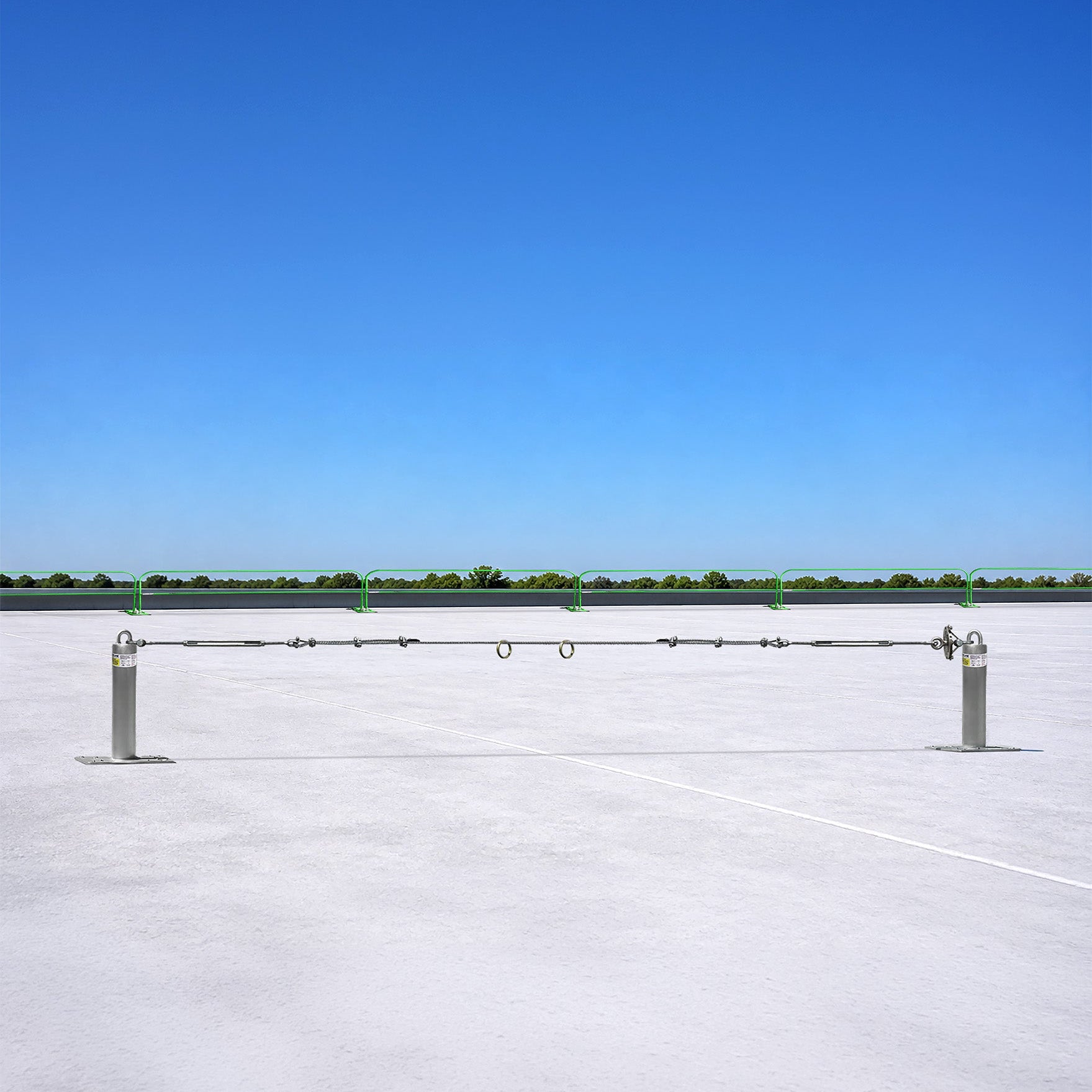 Frontline HLC-MPA Two Person Cable Horizontal Lifeline System with Plate Absorber