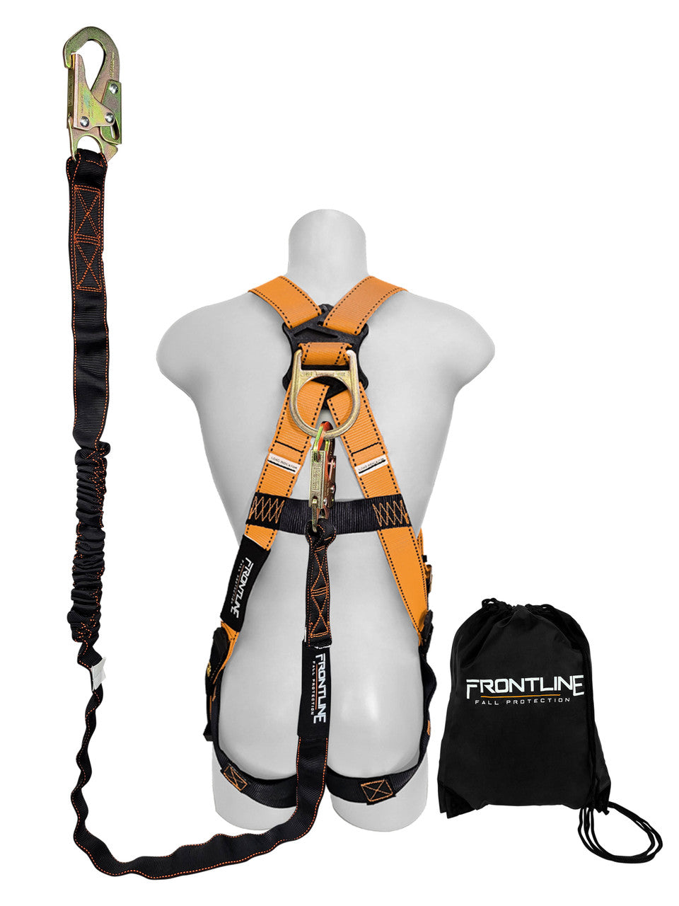 Frontline K100-61S Combat™ Compliance Kit - Harness, 6' Single Leg Lanyard and Drawstring Bag