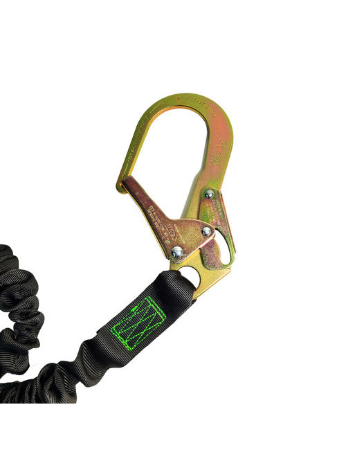 Frontline LES62R-US Patriot™ 6' Double Leg Elastic Lanyard with Rebar Hook Ends - Made in USA
