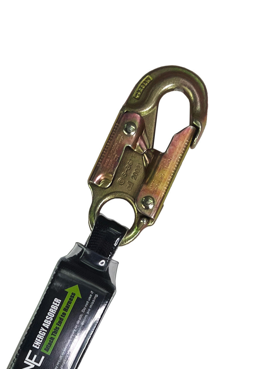 Frontline LES62R-US Patriot™ 6' Double Leg Elastic Lanyard with Rebar Hook Ends - Made in USA