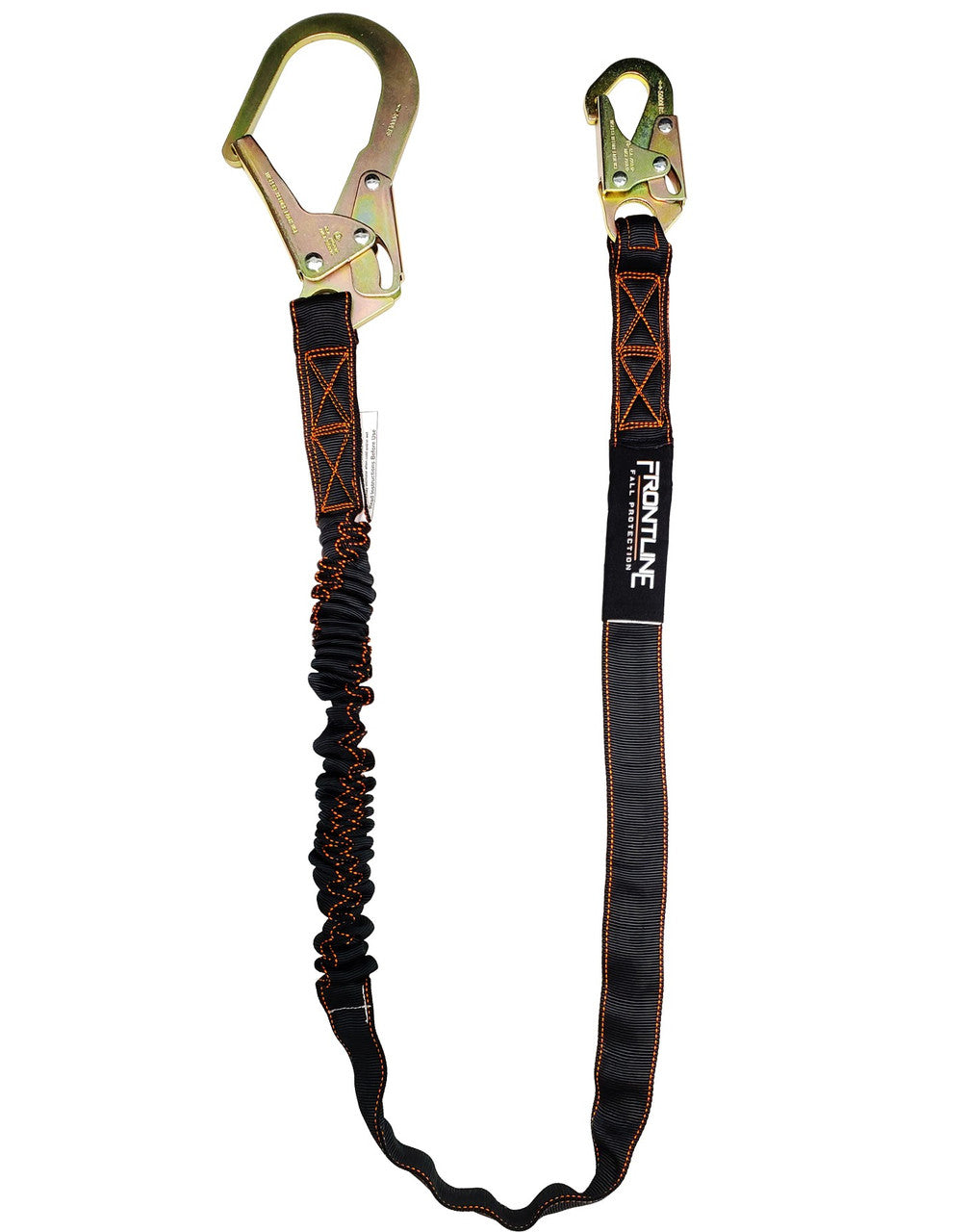 Frontline LIS61R Combat™ 6' Single Leg Rebar Hook End Lanyard with Internal Shock Absorber