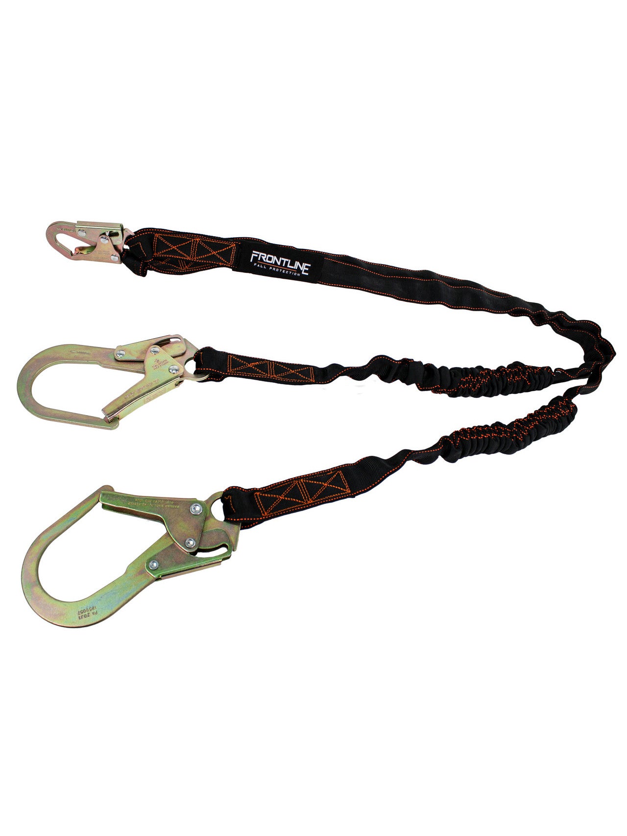 Frontline LIS62R Combat™ Twin Leg 6' Rebar Hook Lanyard with Internal Shock Absorber