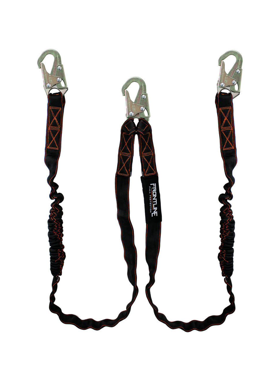 Frontline LIS62S Combat™ 6' Double Leg Snaphook Lanyard with Internal Shock Absorber