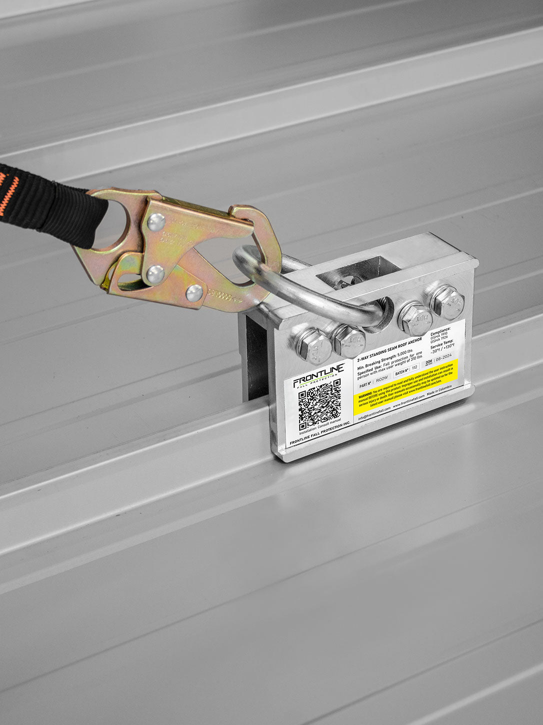 Frontline RO2W 2-Way Standing Seam Roof Anchor