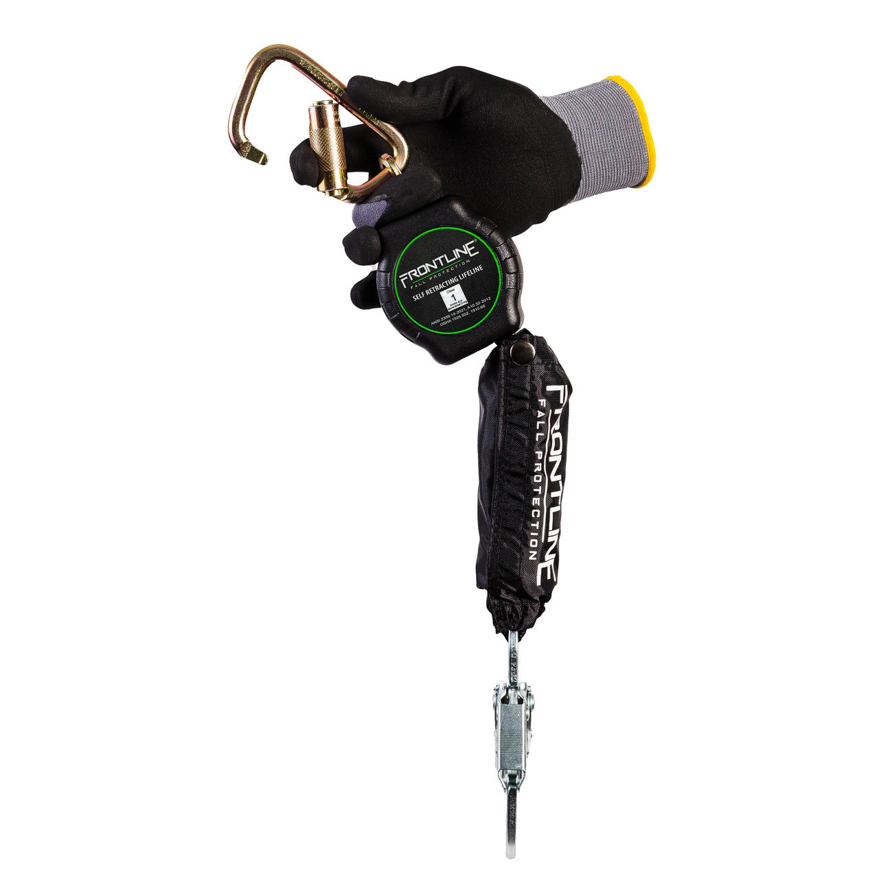 Frontline RPAS Aramid Fiber Web Single Leg SRL with Steel Snap Hook End