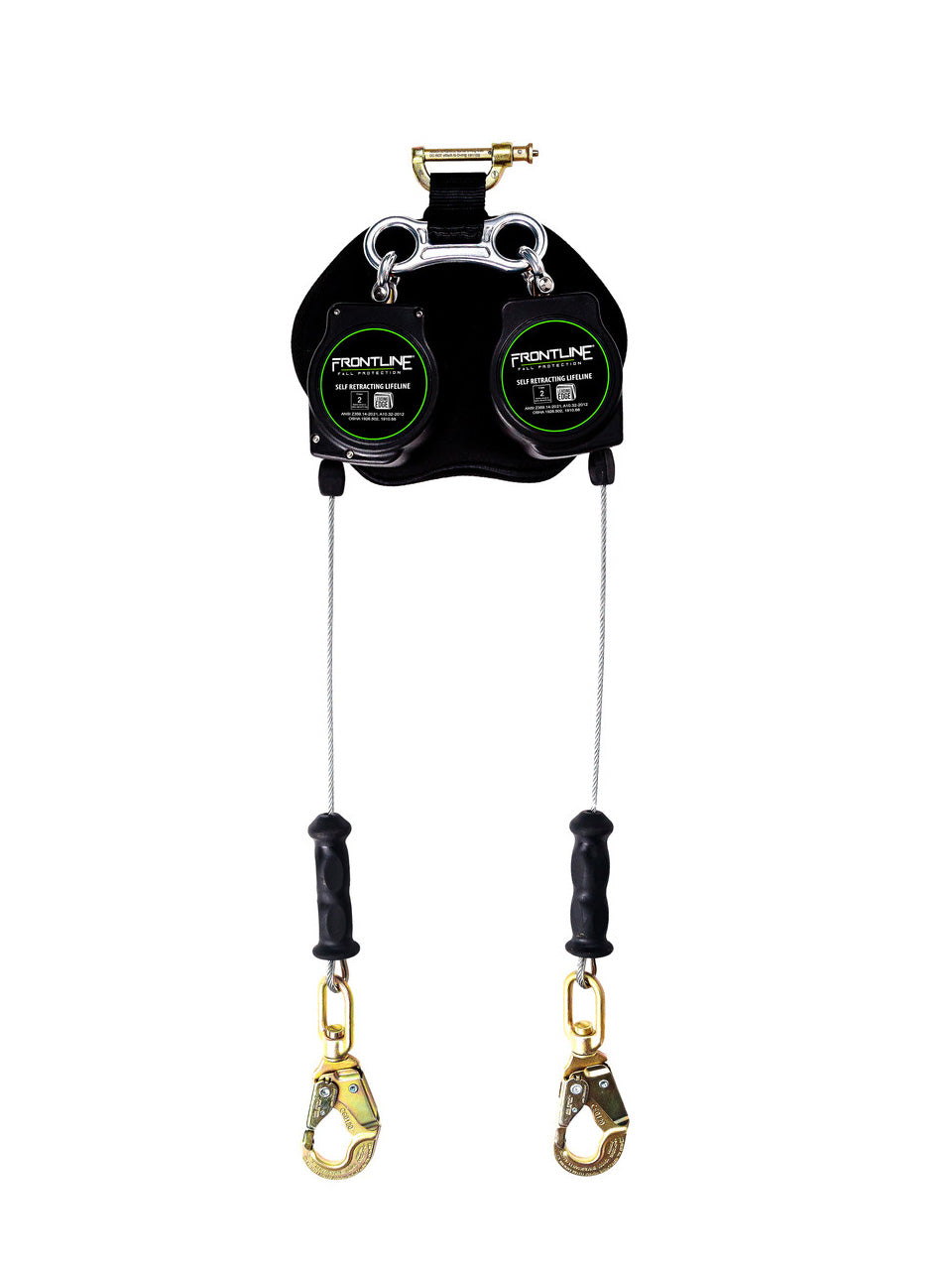 Frontline RPG082SLE Leading Edge Cable Twin Leg 8' SRL with Steel