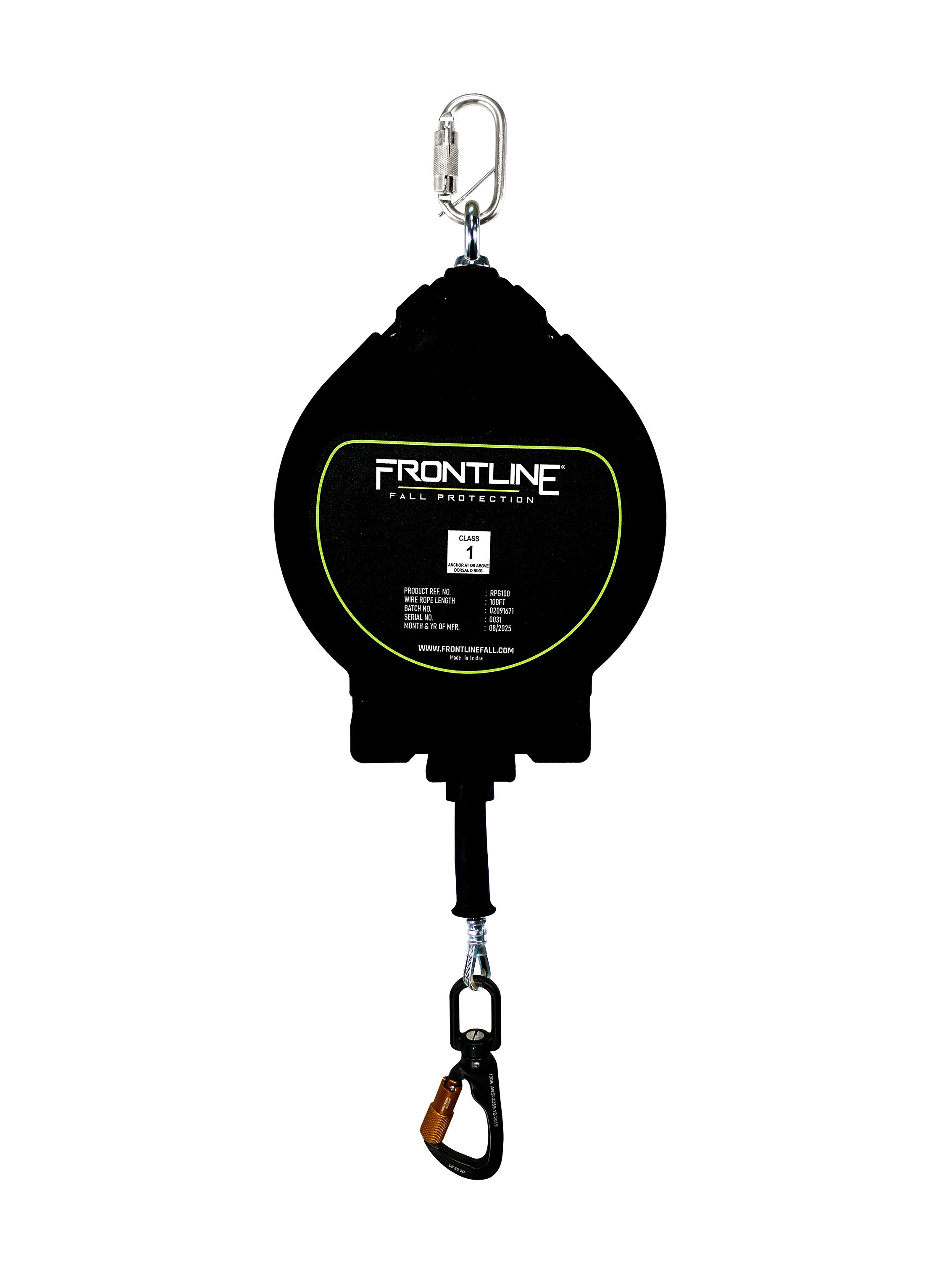 Frontline RPG Cable Single Leg SRL with Steel Snap Hook End