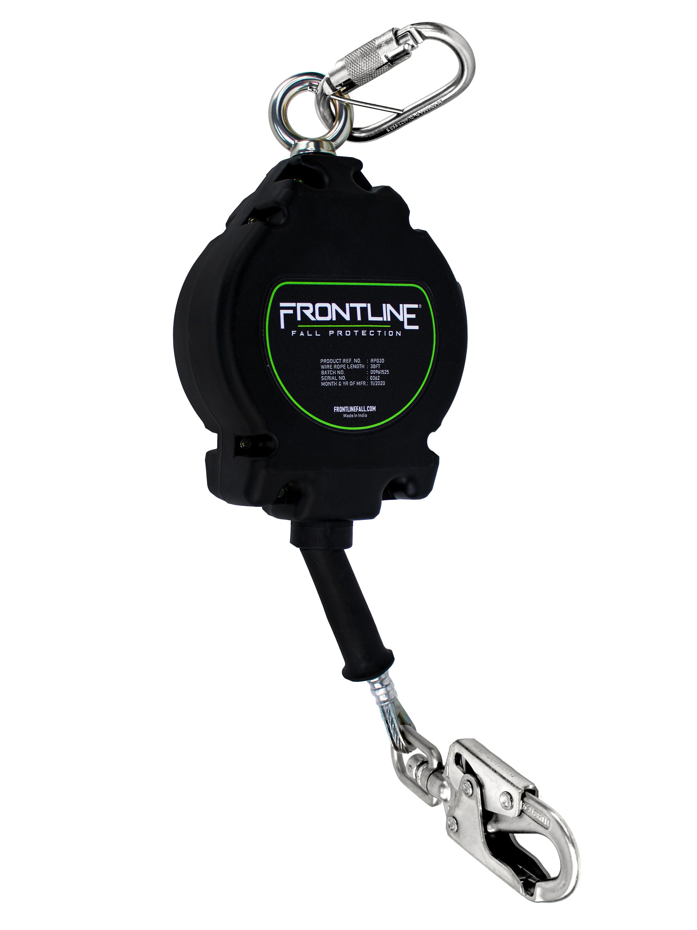 Frontline RPG Cable Single Leg SRL with Steel Snap Hook End
