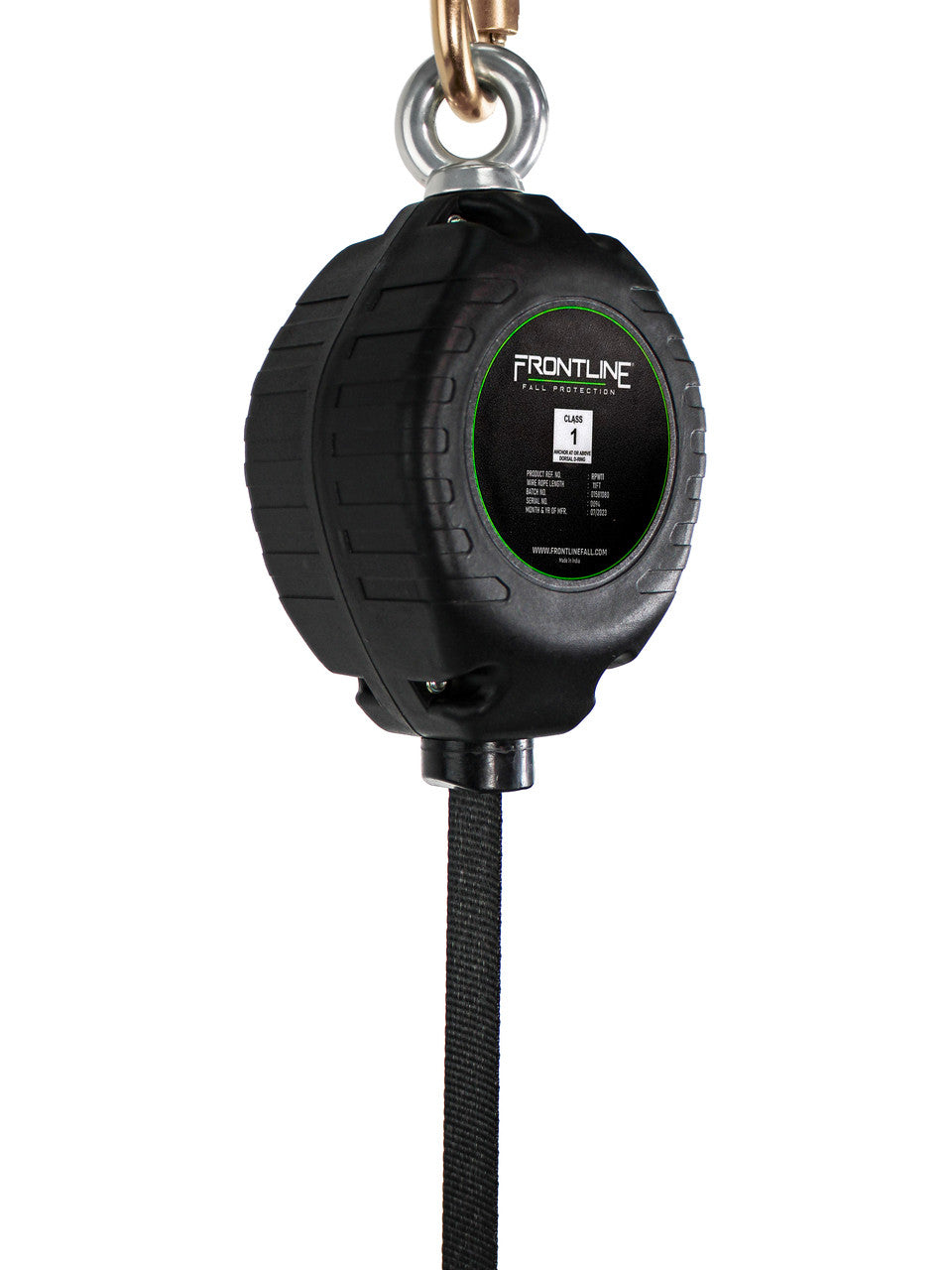 Frontline RPW Web Single Leg SRL with Steel Snap Hook End