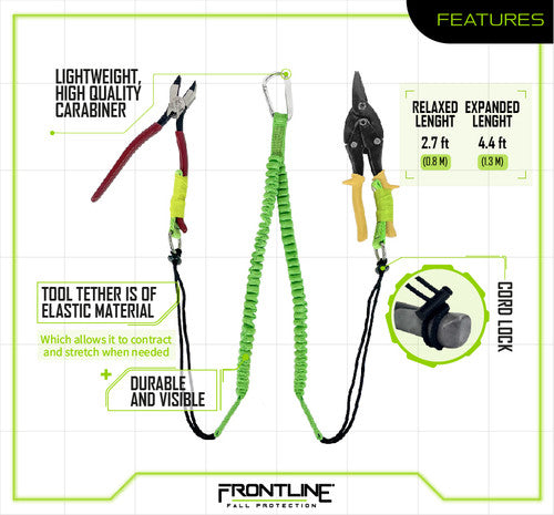 Frontline ACTLS222 ToolGrip™ 11 lbs Twin Tool Lanyard