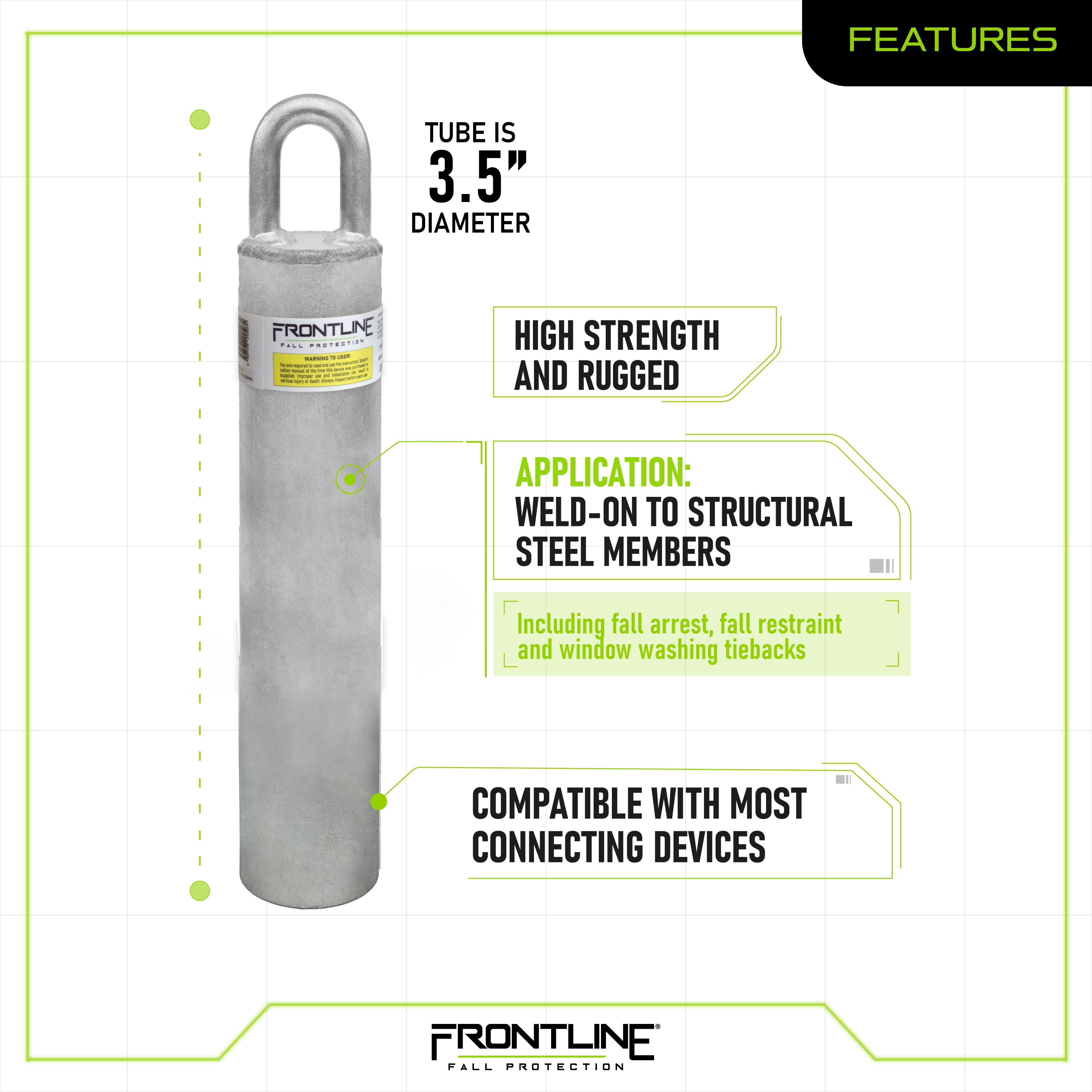Frontline RW Weld-on Commercial Anchor