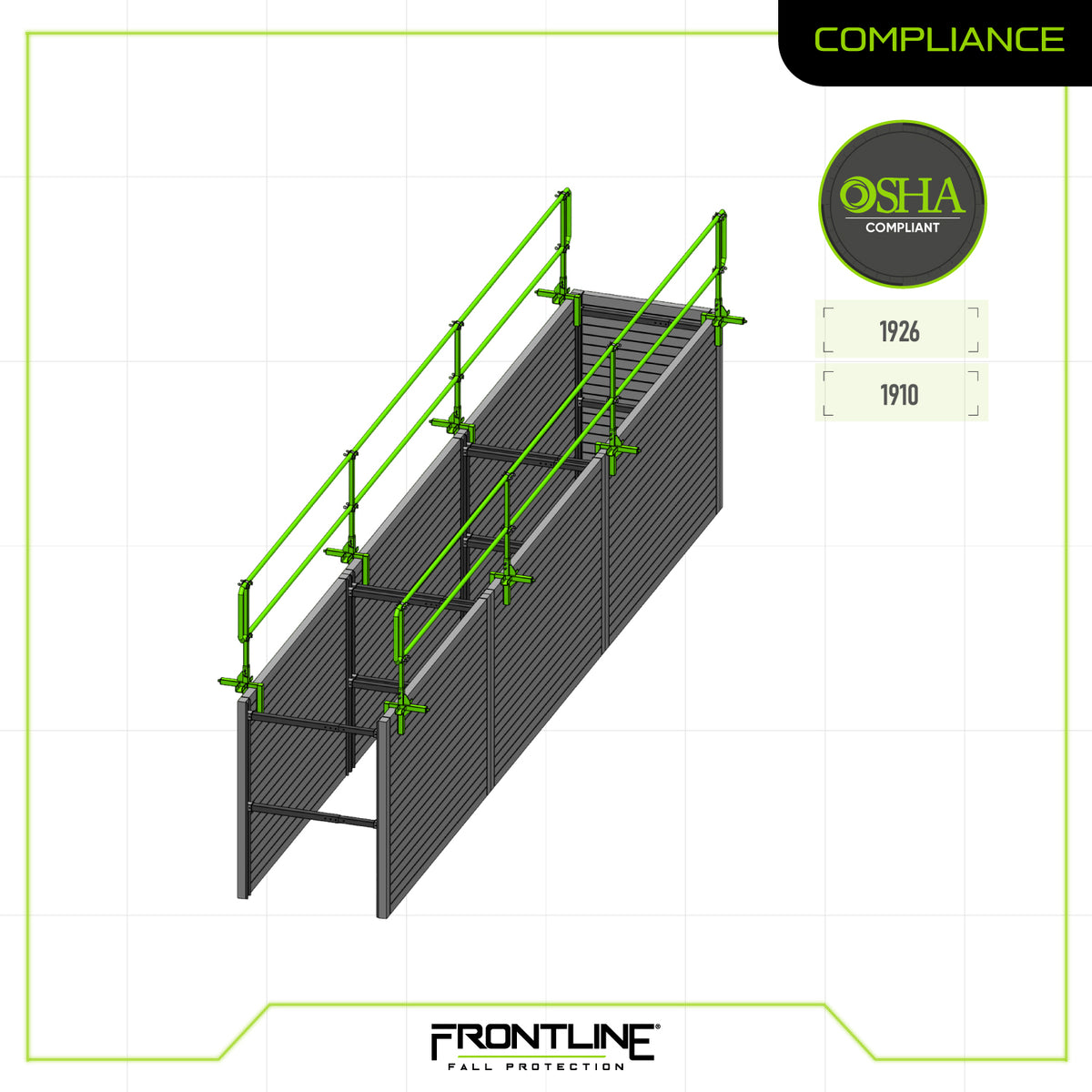 Frontline TRG120 Trench Guardrail System (120 lnft)
