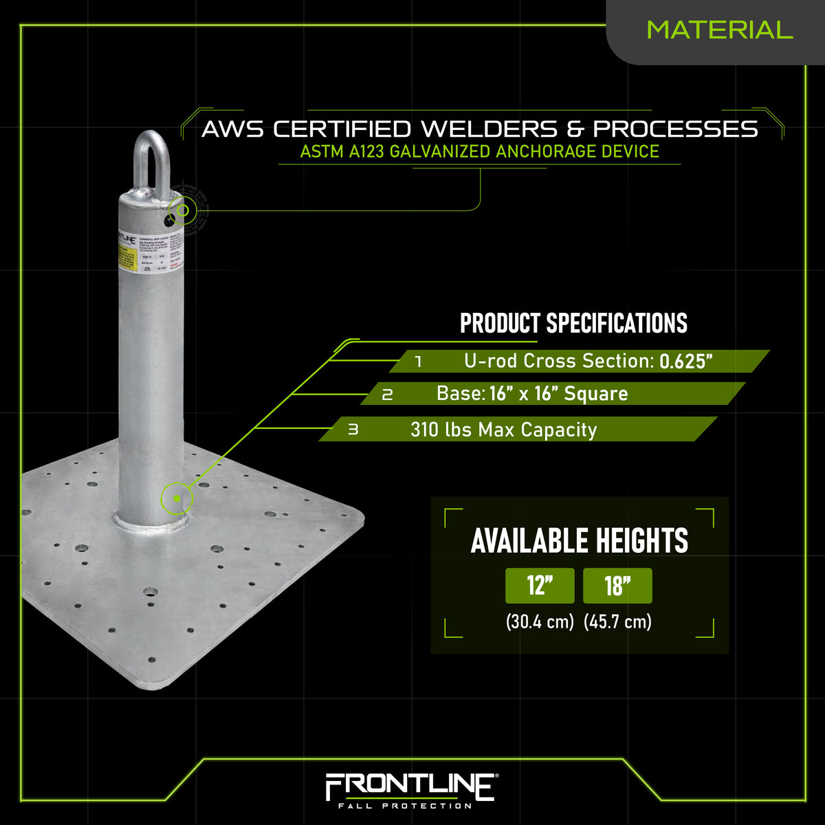 Frontline RO Commercial Roof Anchor