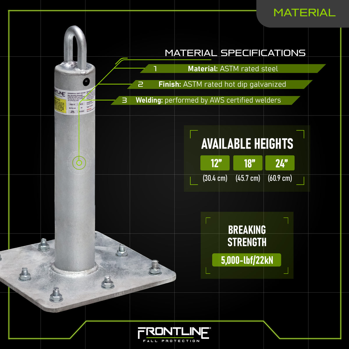 Frontline RC Concrete Roof Anchor