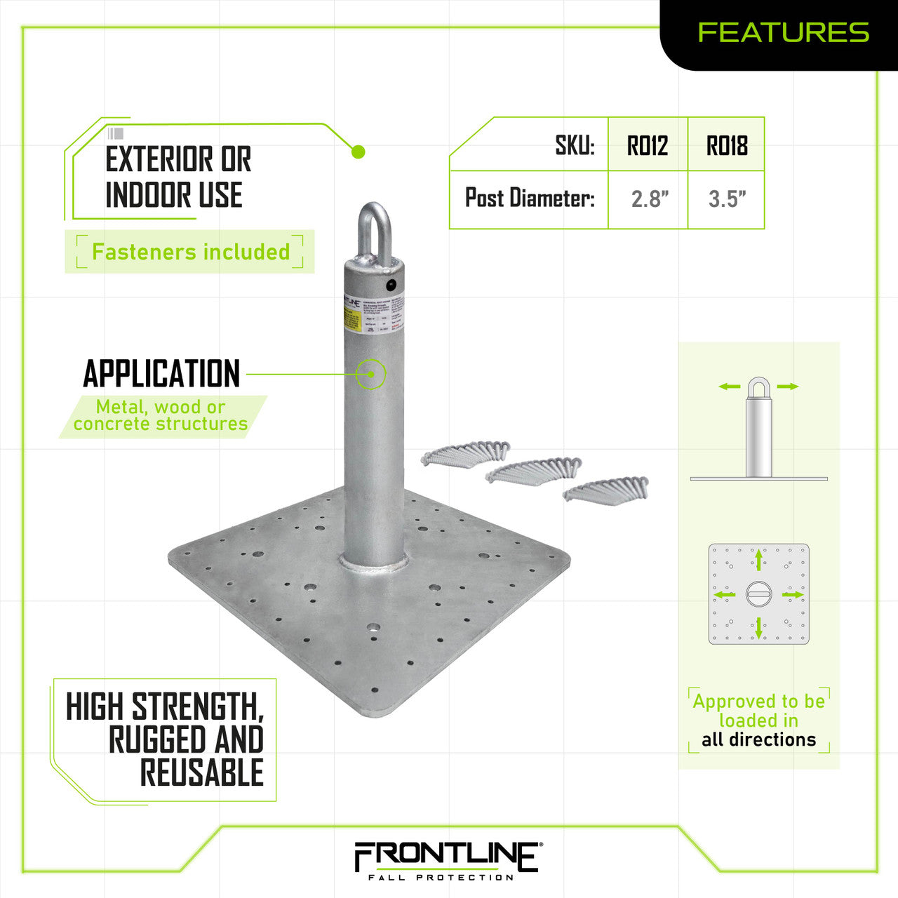 Frontline RO Commercial Roof Anchor