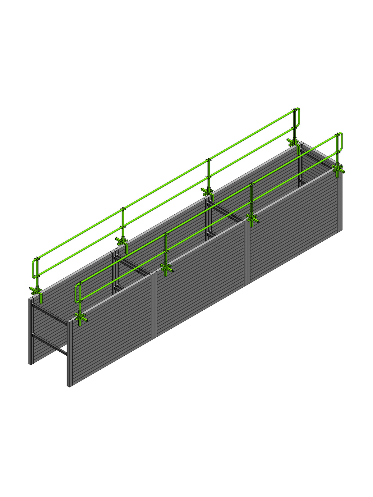 Frontline TRG120 Trench Guardrail System (120 lnft)