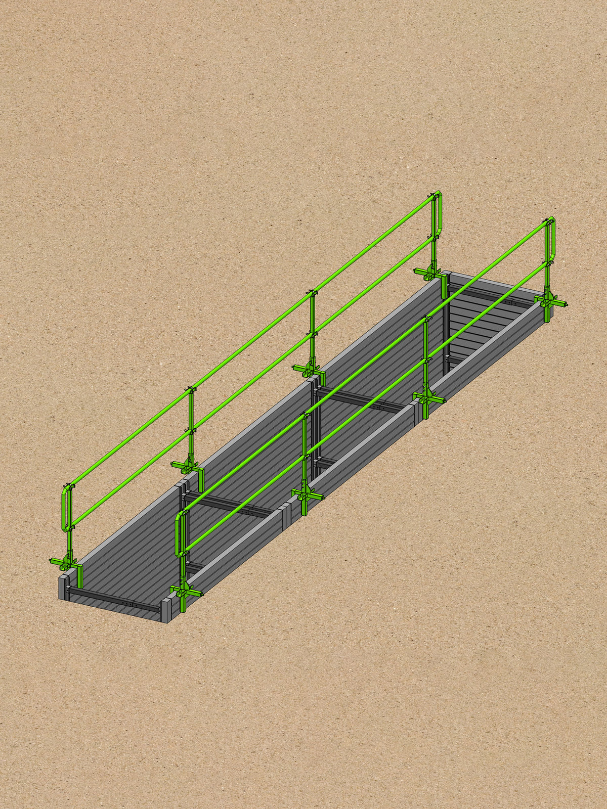 Frontline TRG120 Trench Guardrail System (120 lnft)