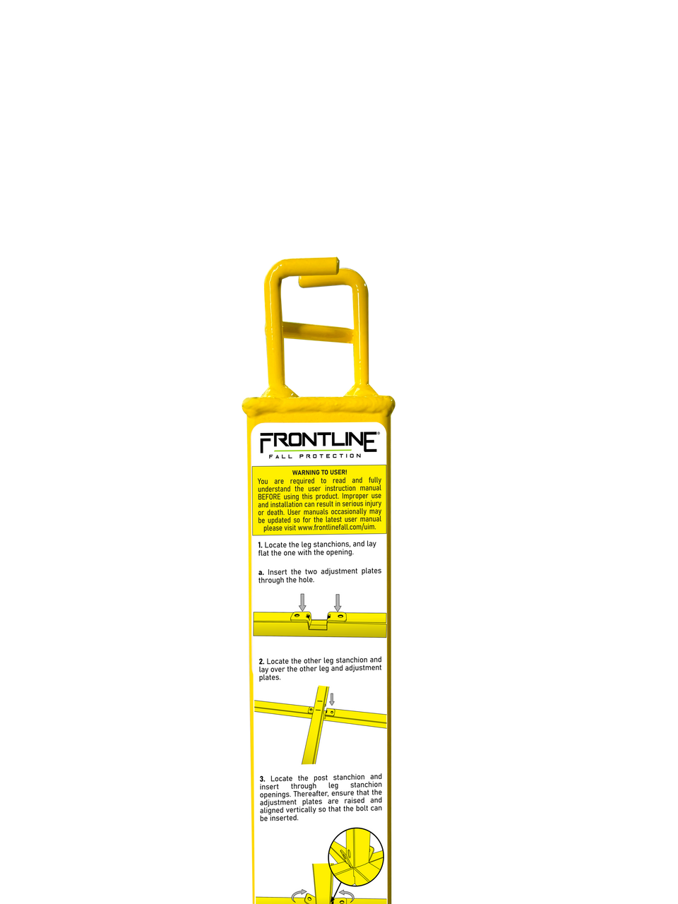 Frontline Fall Protection Rpgc50 Warning Line Systems – Frontline Fall Protection