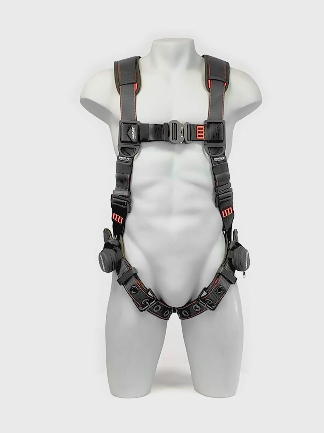 Load video: Frontline 110VTB Combat™ Lite Vest Style Harness with Aluminum Hardware and Suspension Trauma Straps