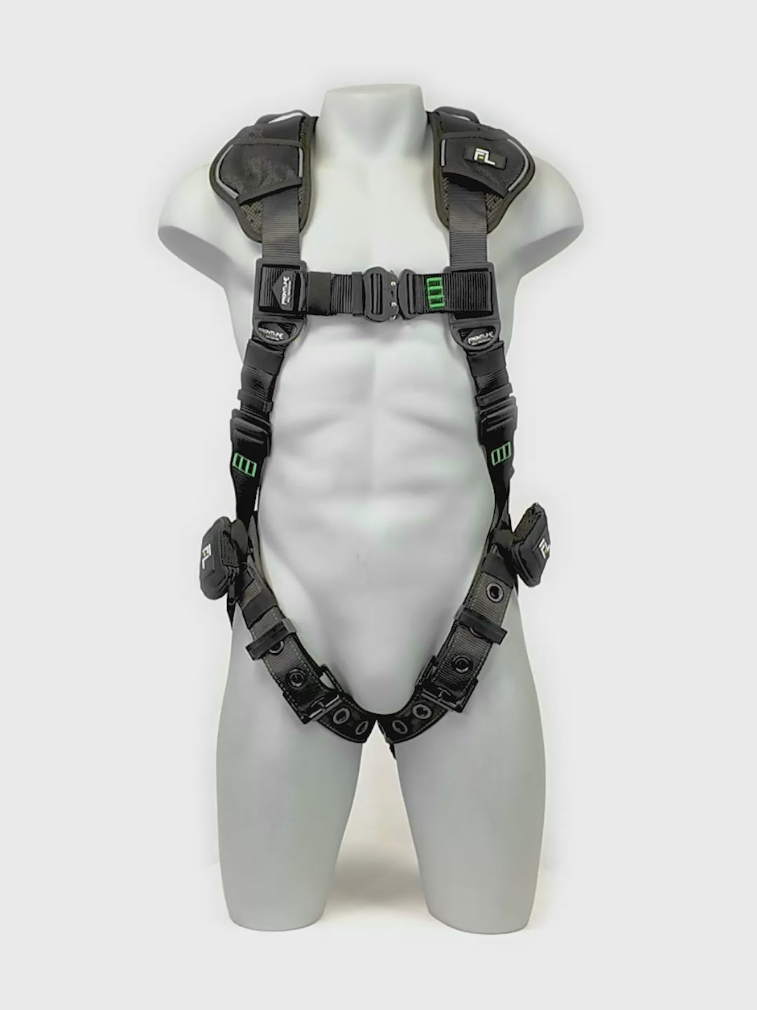 Load video: Frontline 250VTB Elite™ Vest Style Harness with Aluminum Hardware and Suspension Trauma Straps
